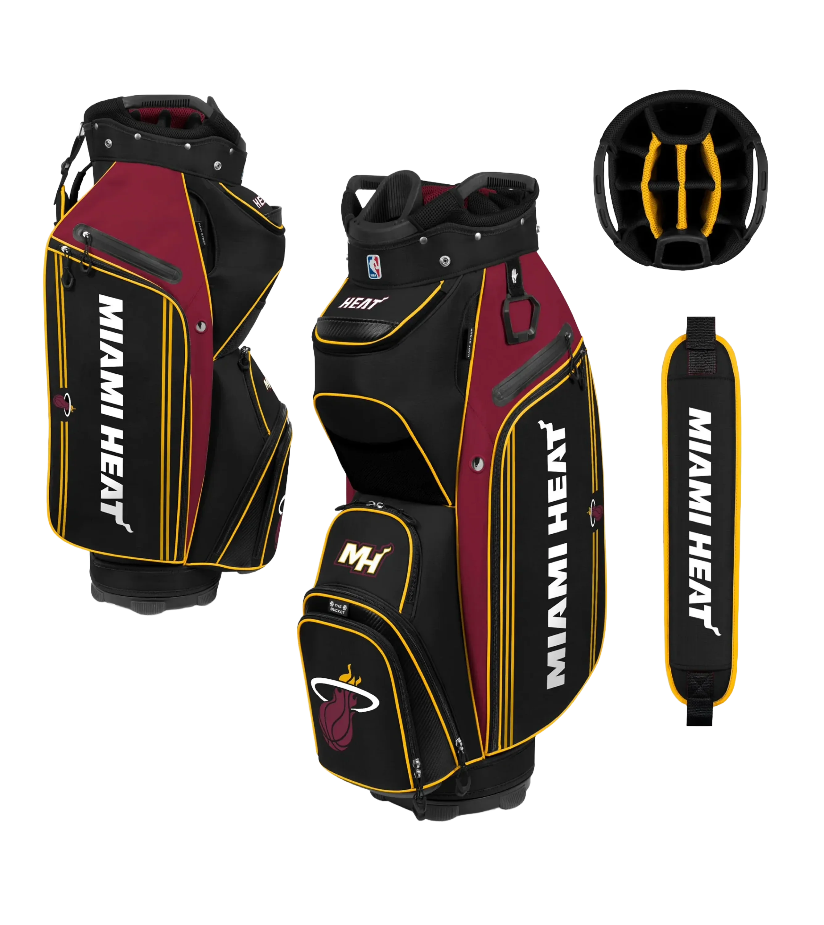 Wincraft Miami HEAT Bucket III Cooler Golf Cart Bag