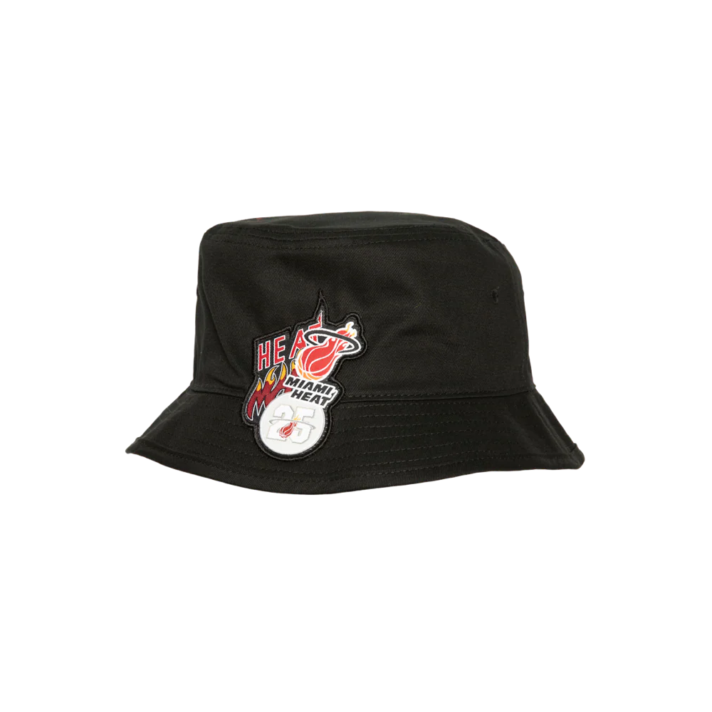 Mitchell & Ness Miami HEAT Logolap Bucket Hat