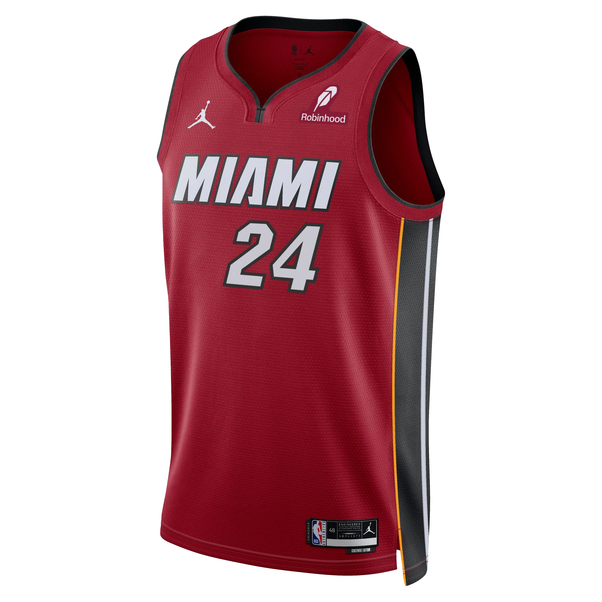 Norman Powell Nike Jordan Brand Miami HEAT Statement Red Swingman Youth Jersey