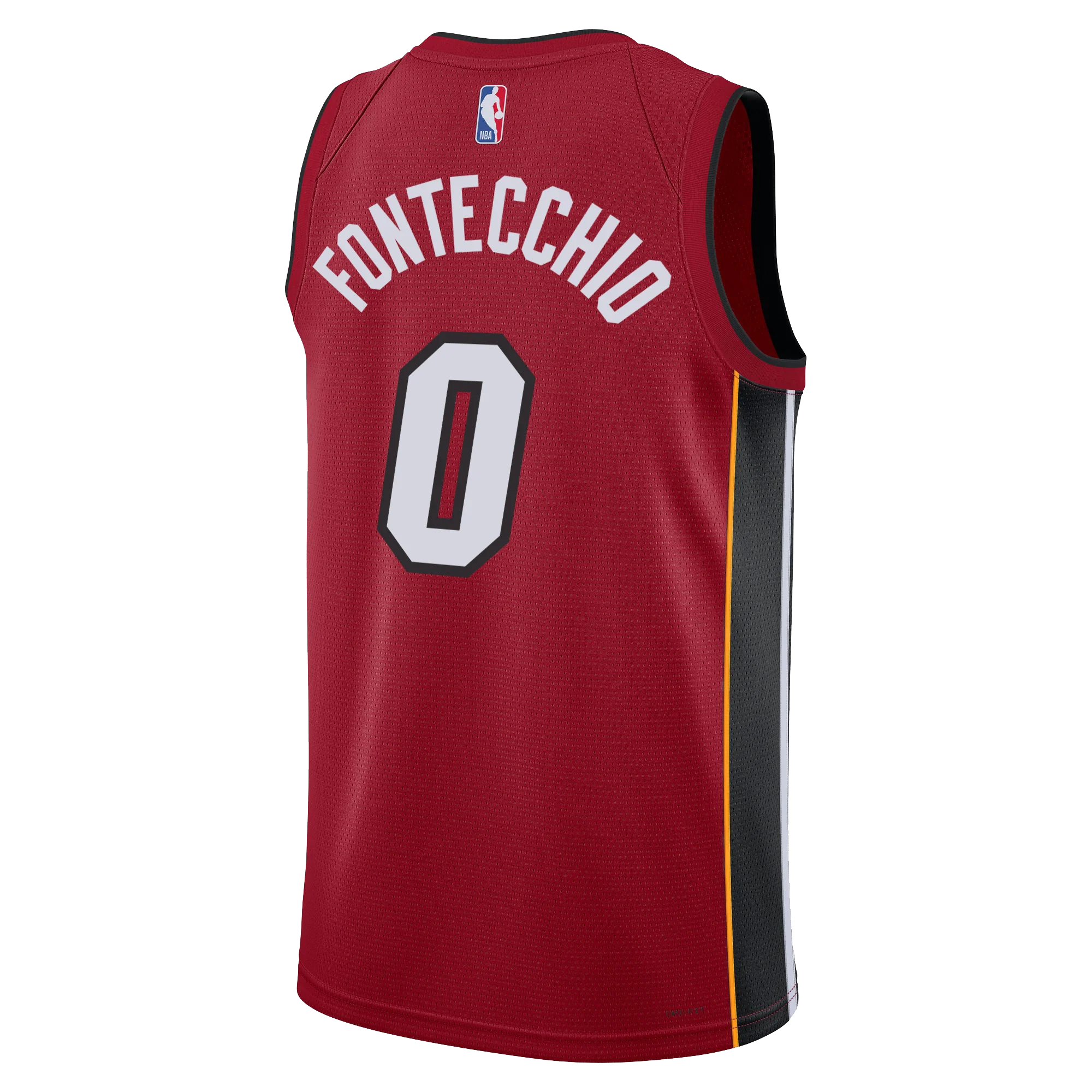 Simone Fontecchio Nike Jordan Brand Miami HEAT Statement Red Swingman Youth Jersey 2 S - YOUTH