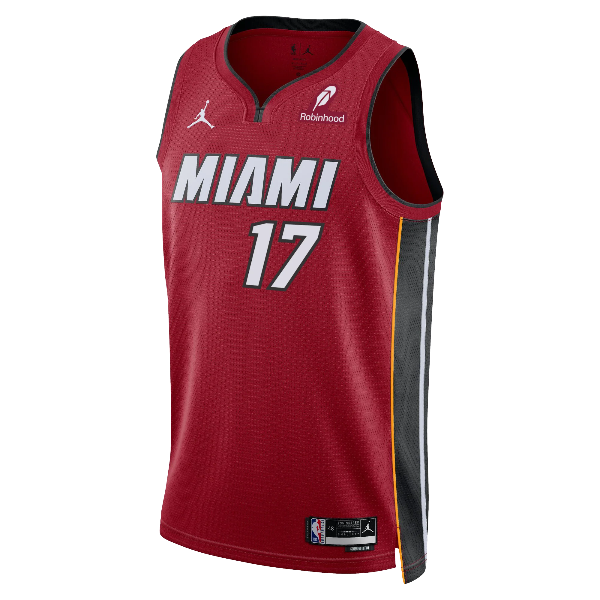 Jahmir Young Nike Jordan Brand Miami HEAT Statement Red Swingman Youth Jersey