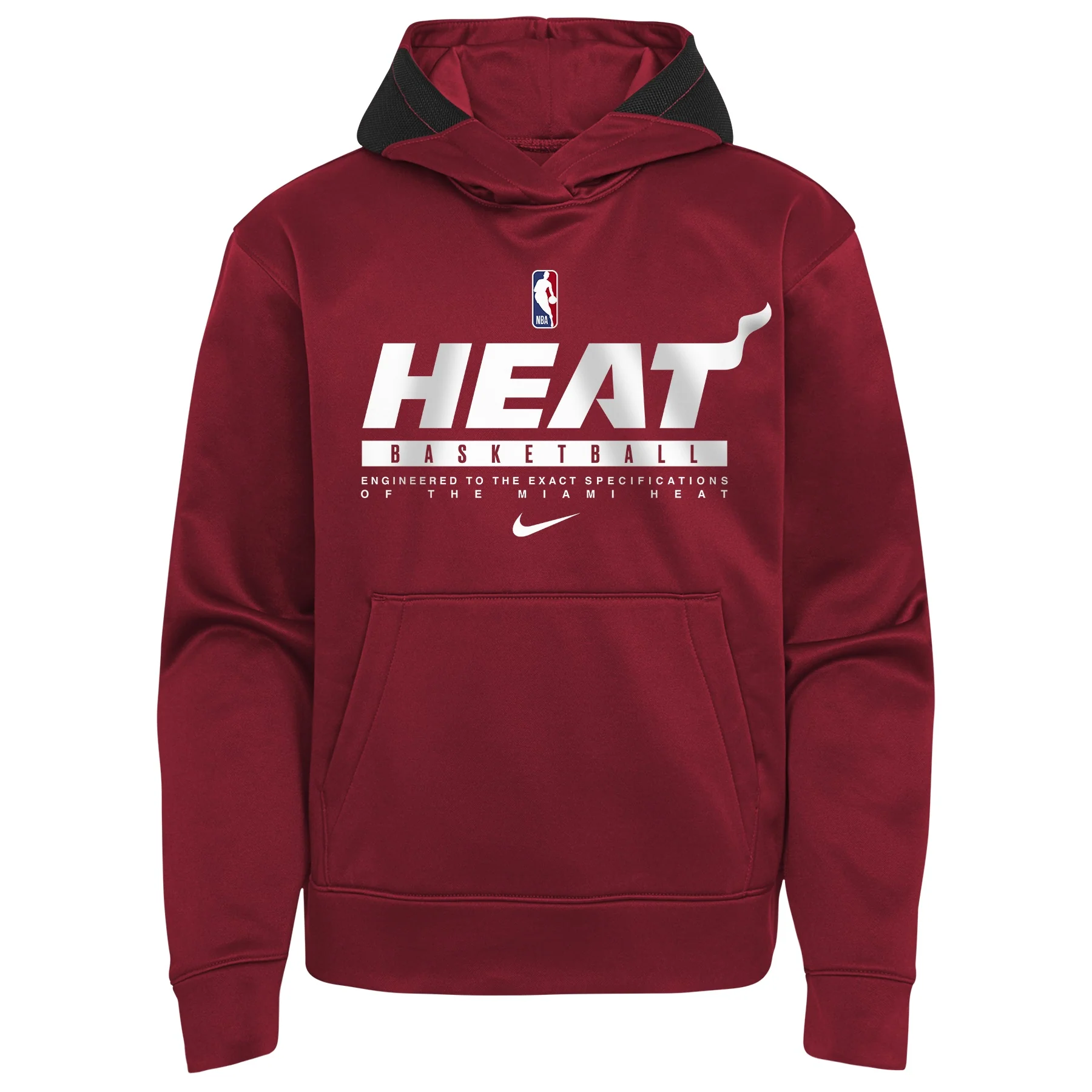 Nike Miami HEAT Spotlight Youth Red Hoodie