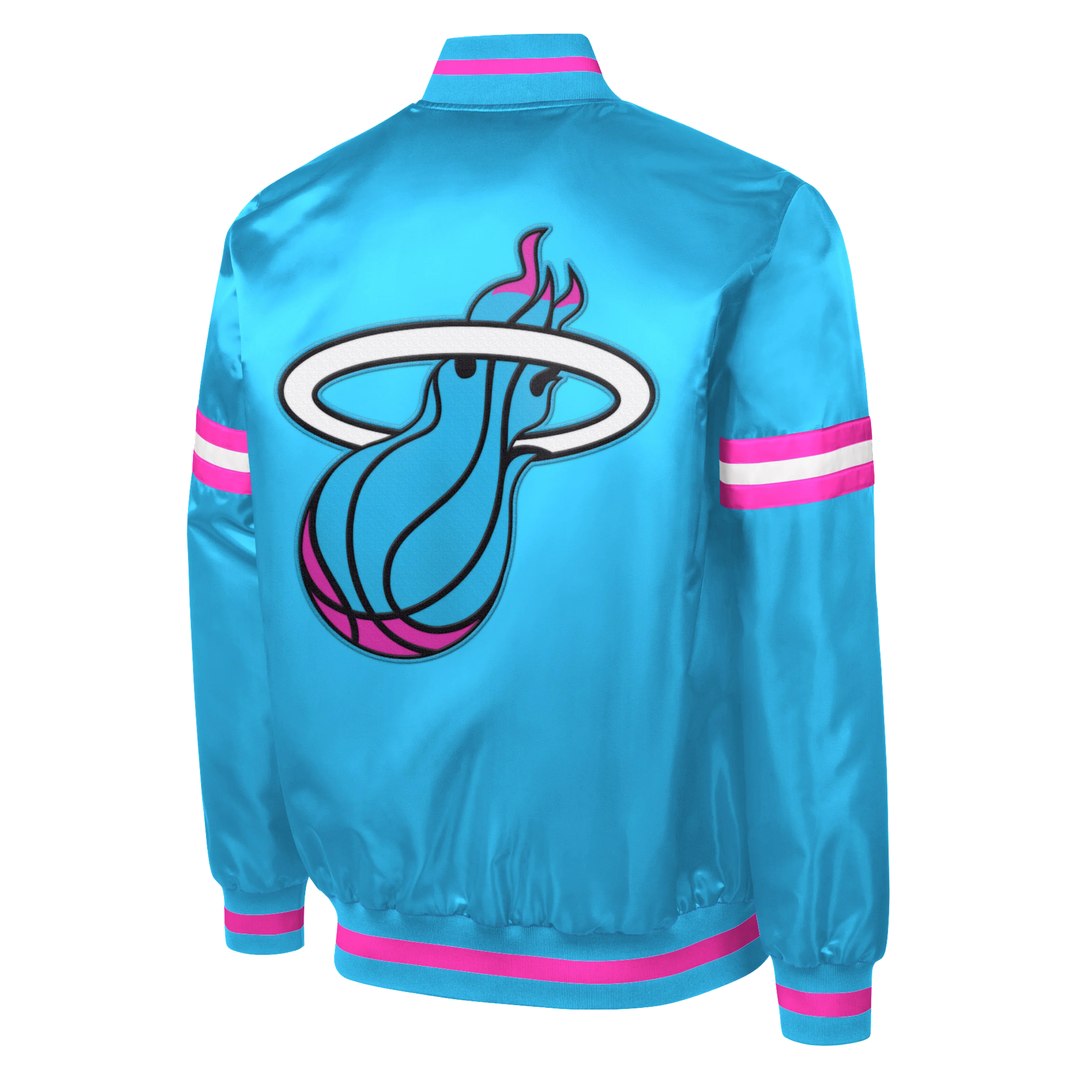 G-III Miami HEAT Original Vice Youth Varsity Starter Jacket 2 G-III Miami HEAT Original Vice Youth Varsity Starter Jacket