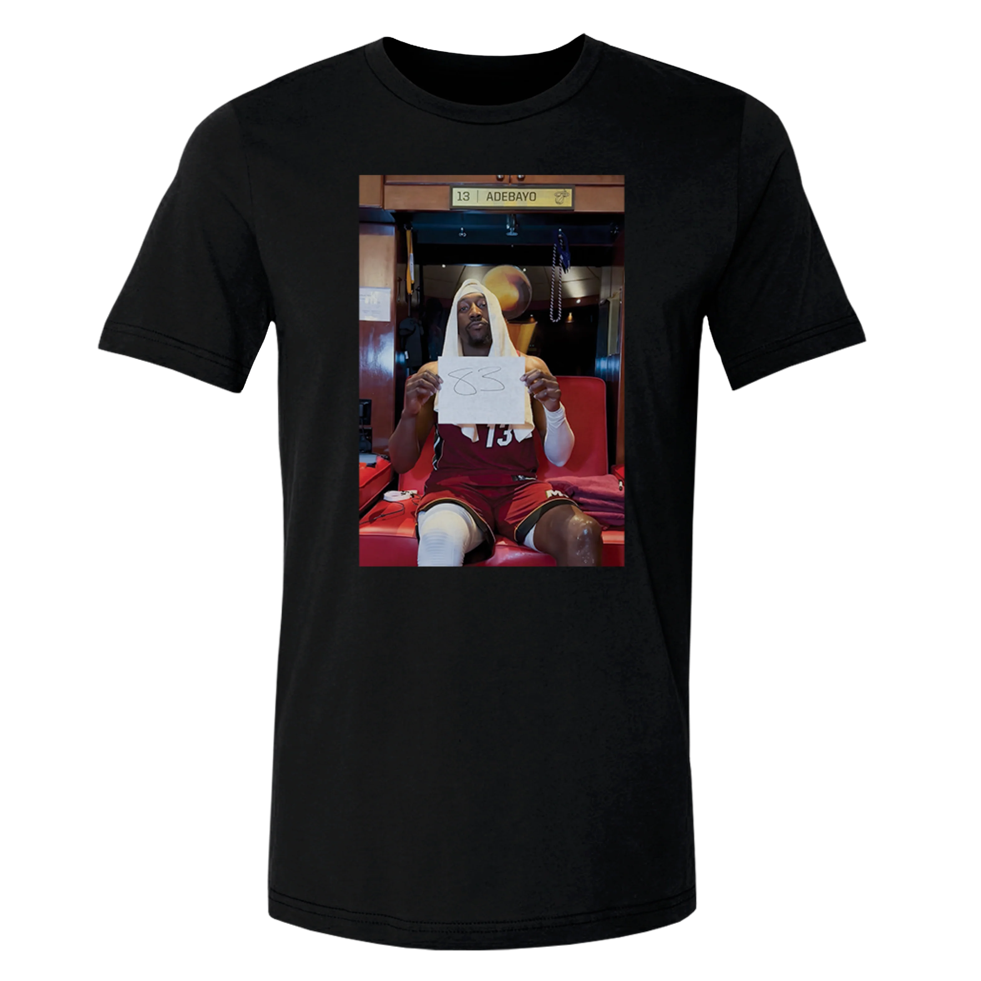 Bam Adebayo 500 Level Miami HEAT 83 Points Moments Tee