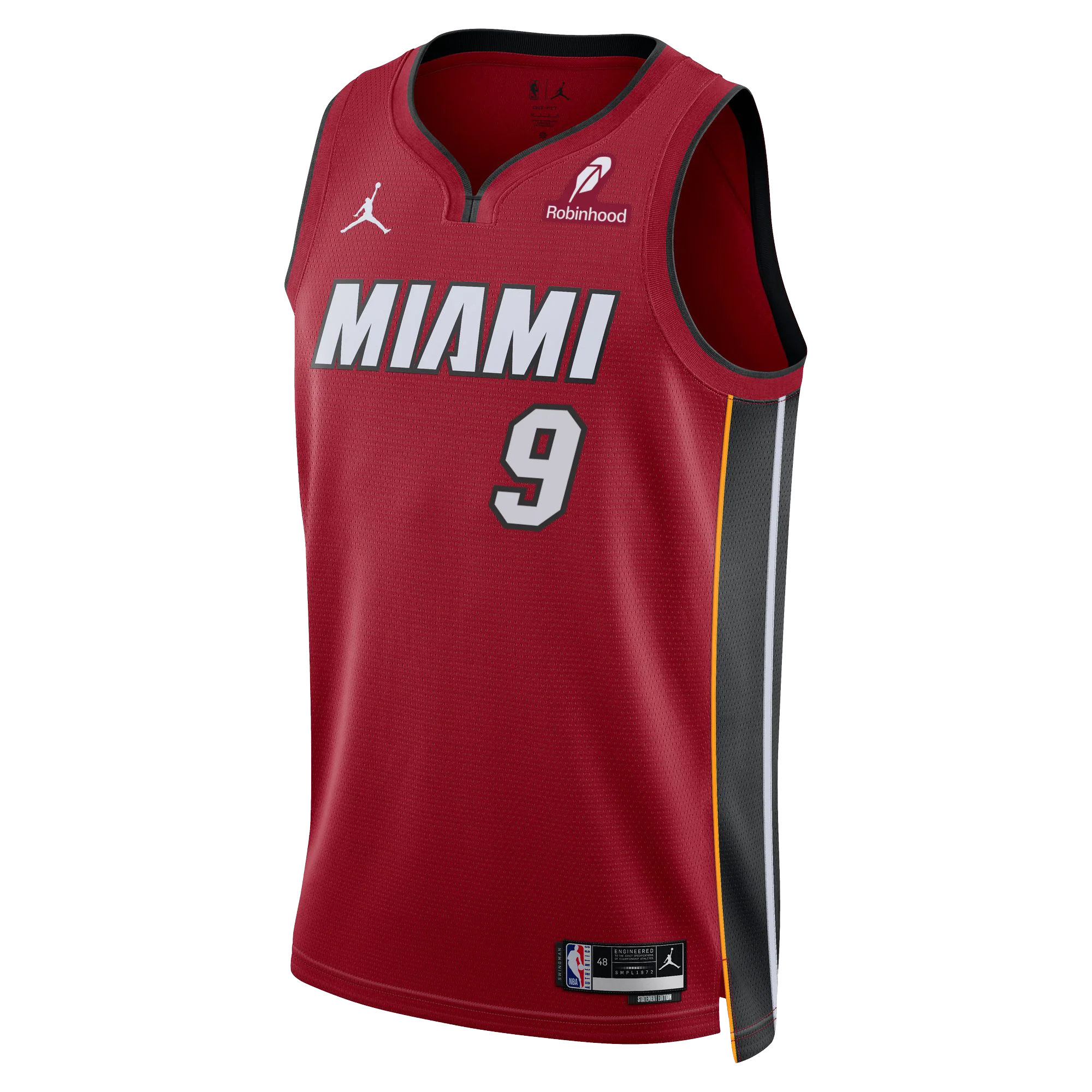 Pelle Larsson Nike Jordan Brand Miami HEAT Statement Red Swingman Youth Jersey