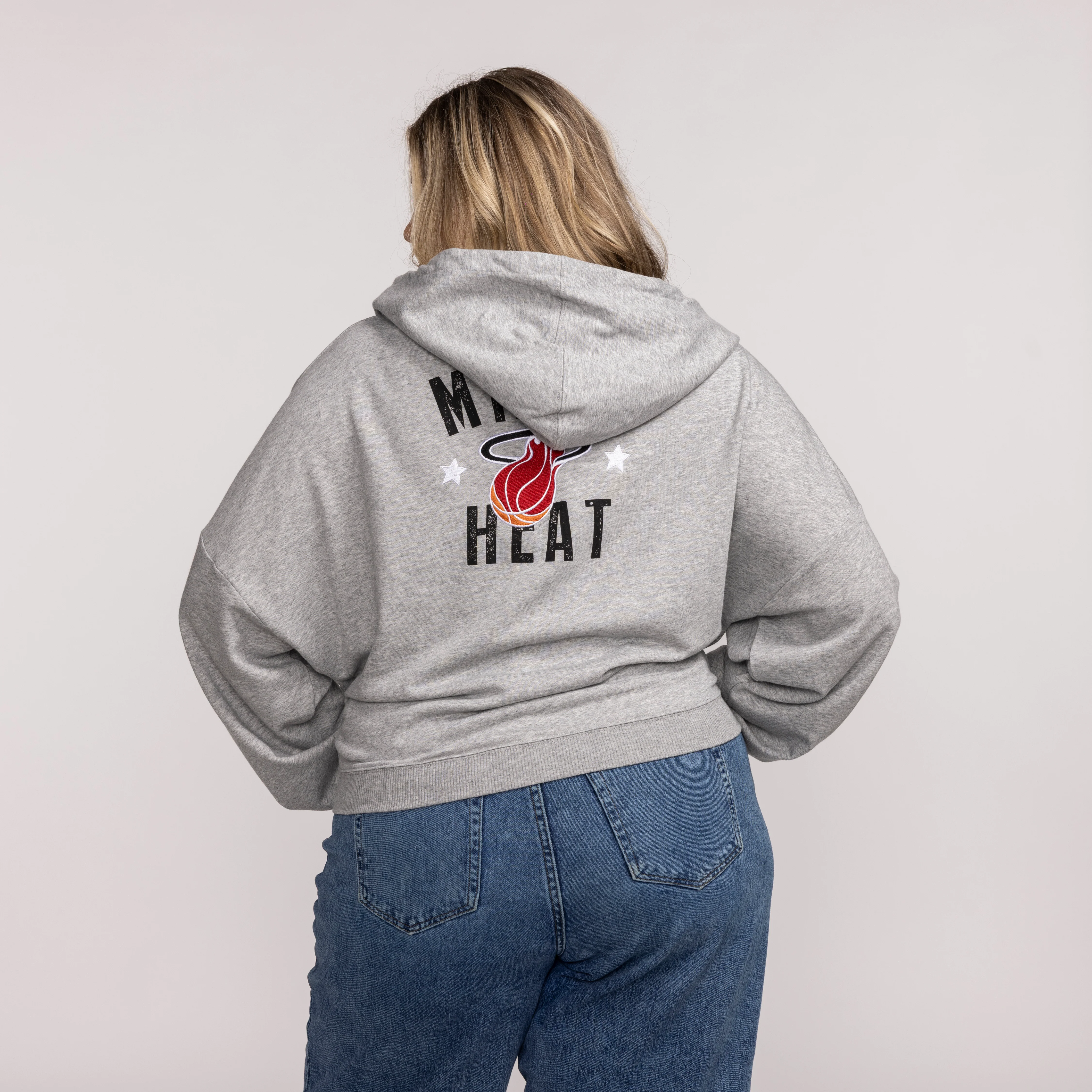 Mitchell & Ness Miami HEAT Cropped Women's Jacket 3 Mitchell & Ness Miami HEAT Cropped Women's Jacket