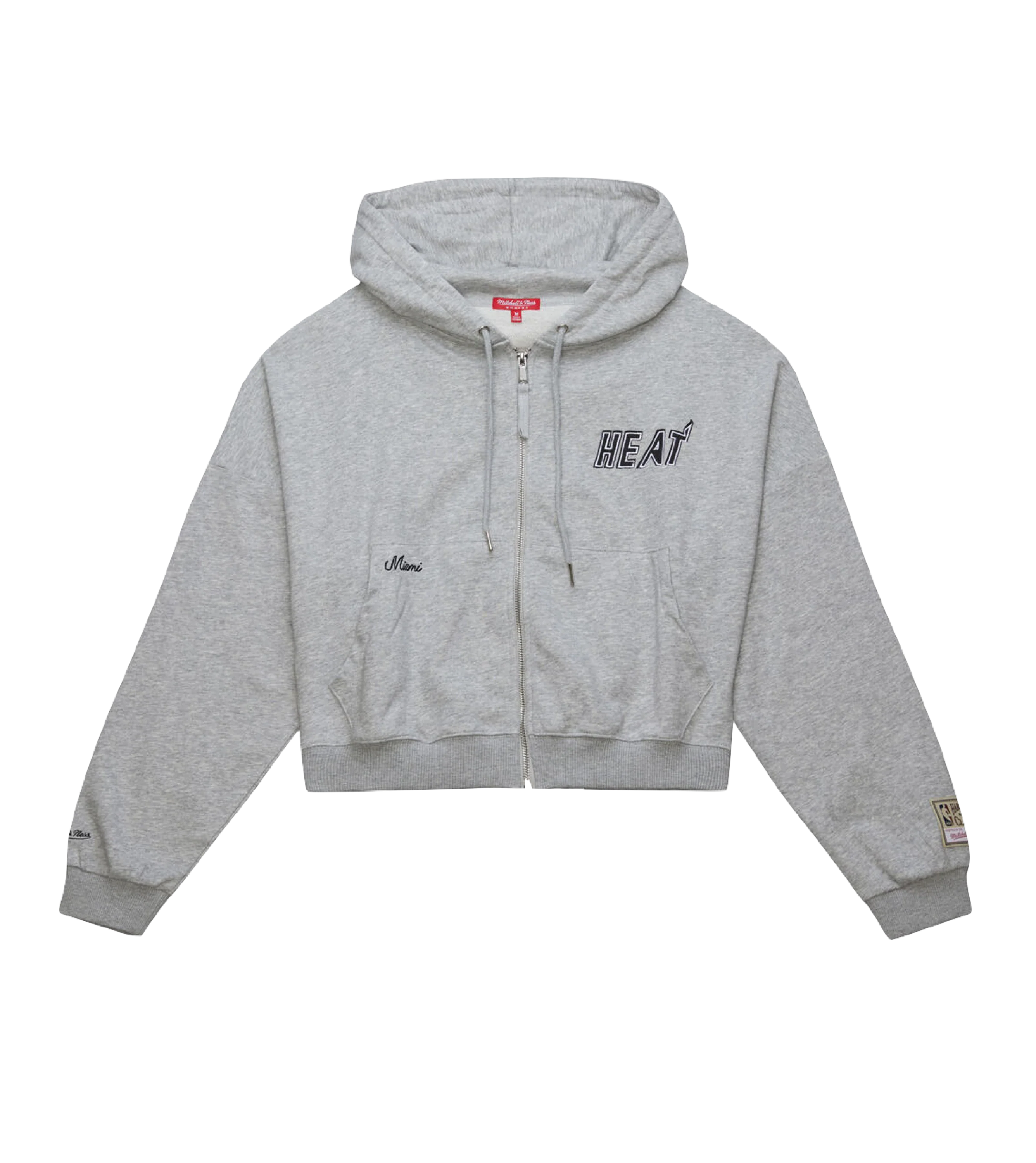 Mitchell & Ness Miami HEAT Cropped Women's Jacket 4 Mitchell & Ness Miami HEAT Cropped Women's Jacket