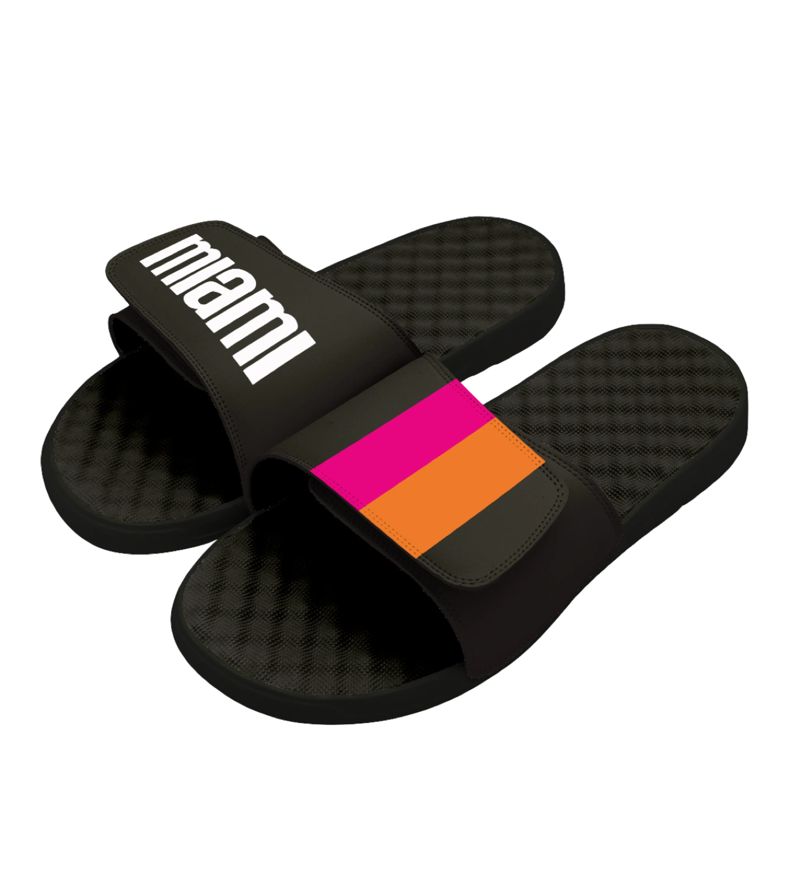ISlide Miami Floridians Black Sandals 2 ISlide Miami Floridians Black Sandals