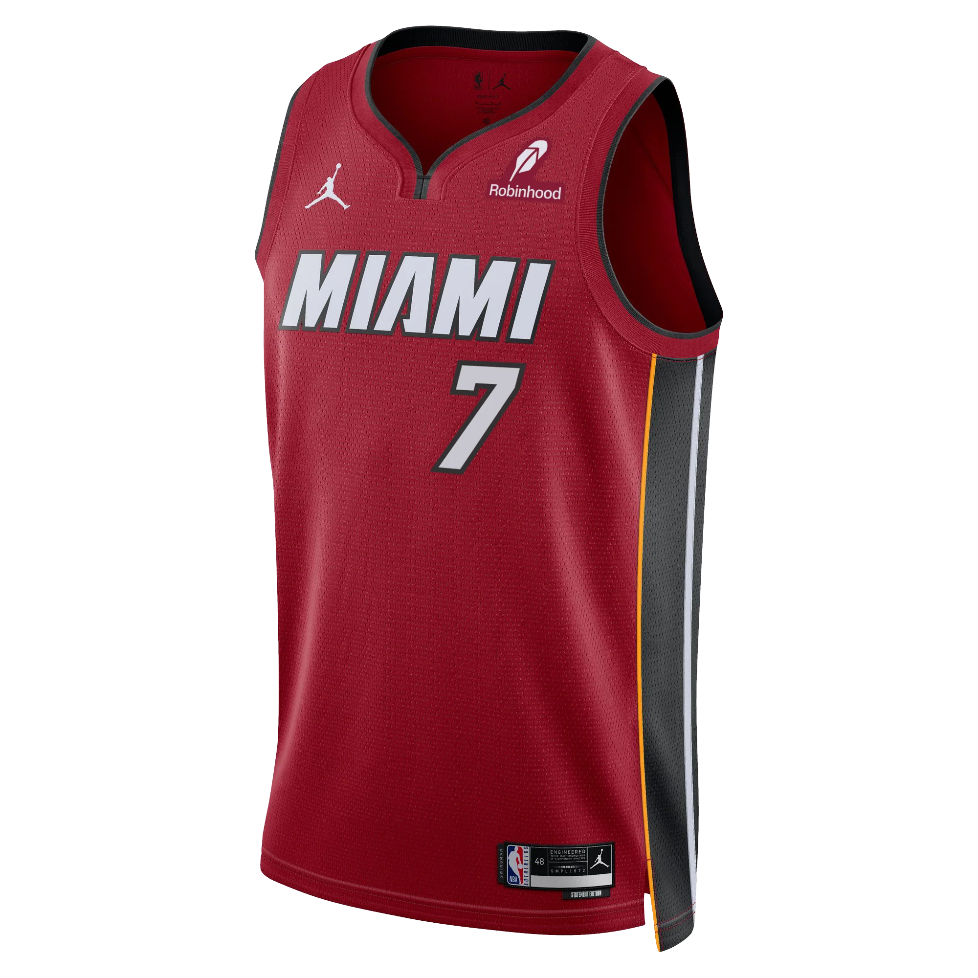 Kel'el Ware Nike Jordan Brand Miami HEAT Statement Red Swingman Youth Jersey