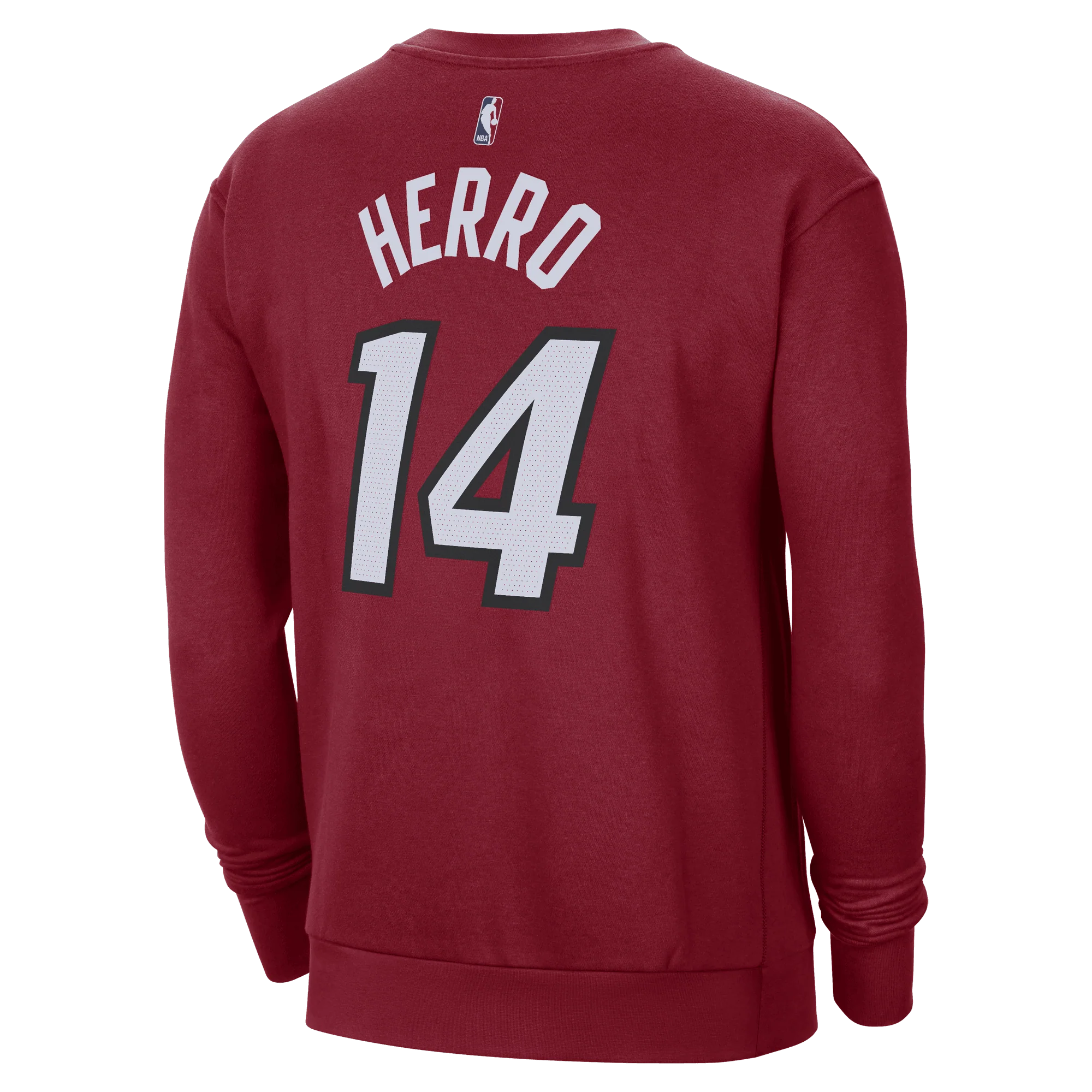 Tyler Herro Jordan Brand Statement Red Name & Number Crewneck 2 Tyler Herro Jordan Brand Statement Red Name & Number Crewneck