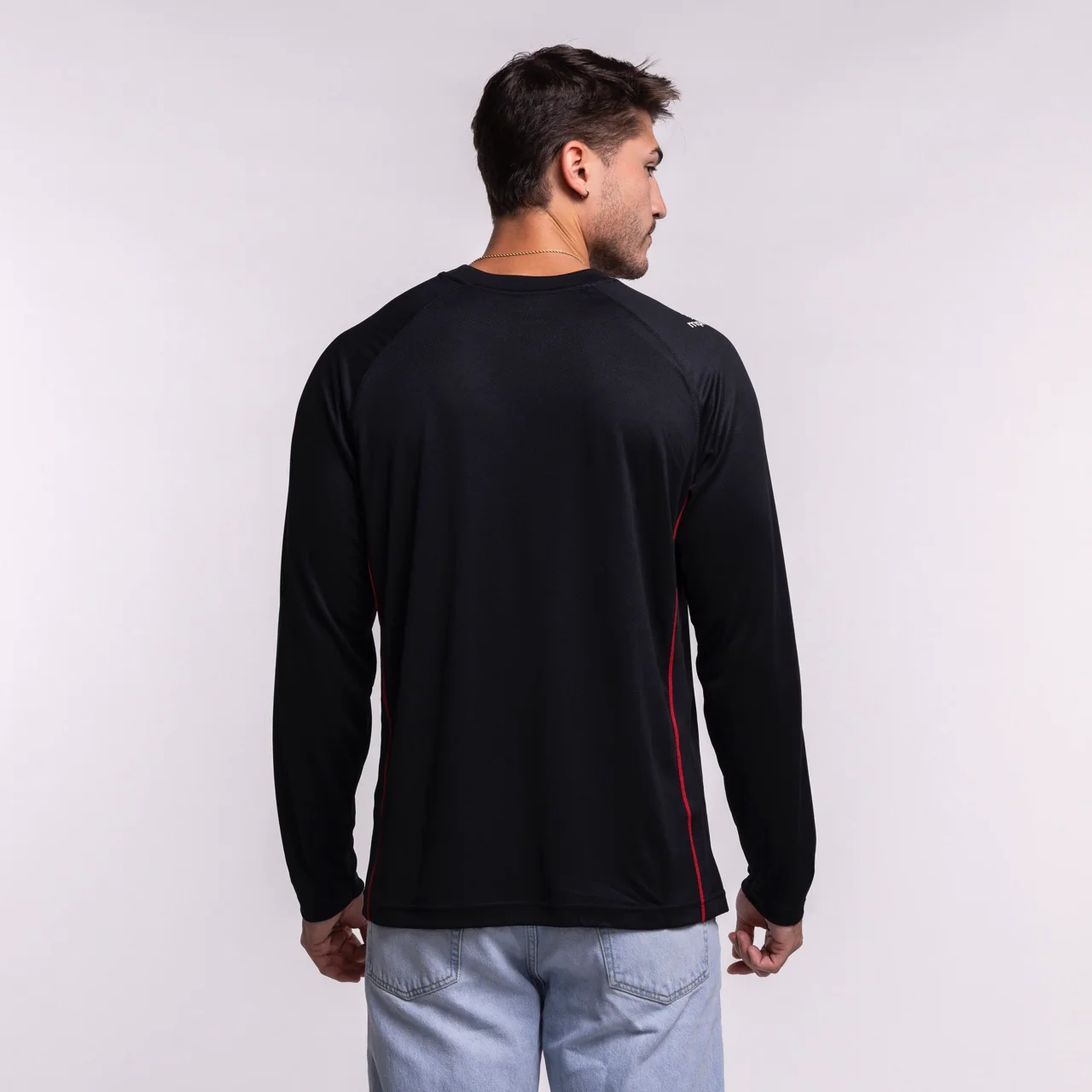 Nike Miami HEAT 2025-26 On-Court Long Sleeve Shooting Shirt 4 Nike Miami HEAT 2025-26 On-Court Long Sleeve Shooting Shirt
