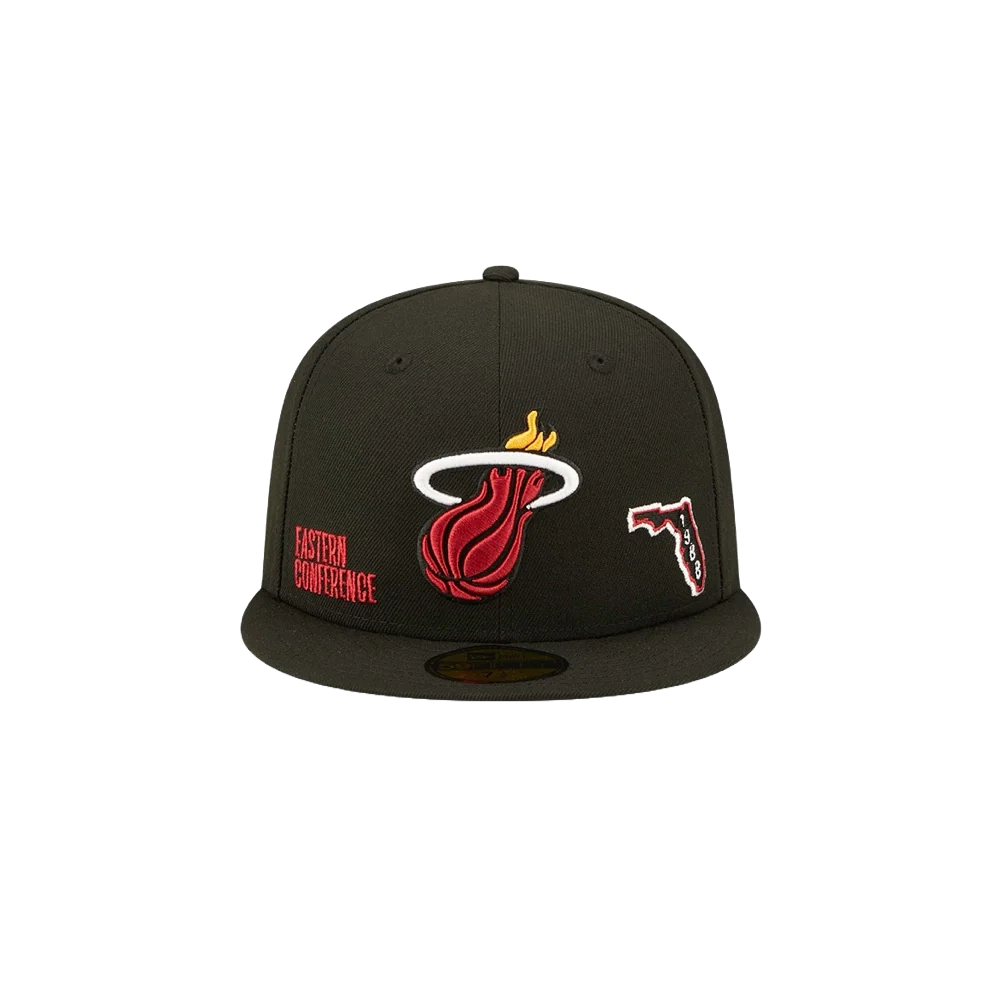 New Era Miami HEAT Identity Fitted Hat