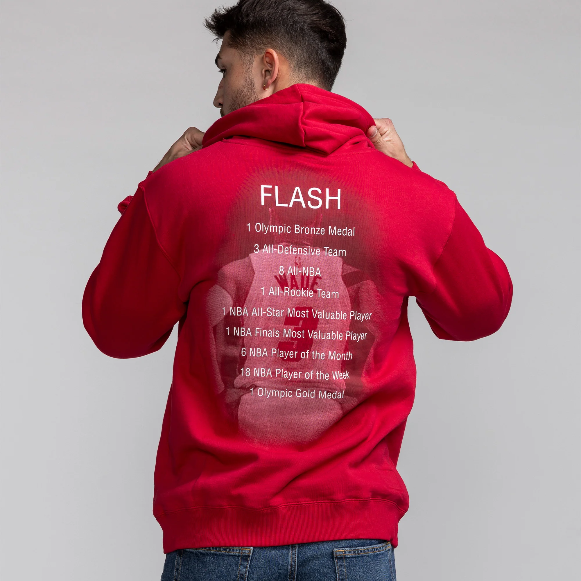 Dwyane Wade Mitchell & Ness Vintage Fleece Hoodie 2 Dwyane Wade Mitchell & Ness Vintage Fleece Hoodie