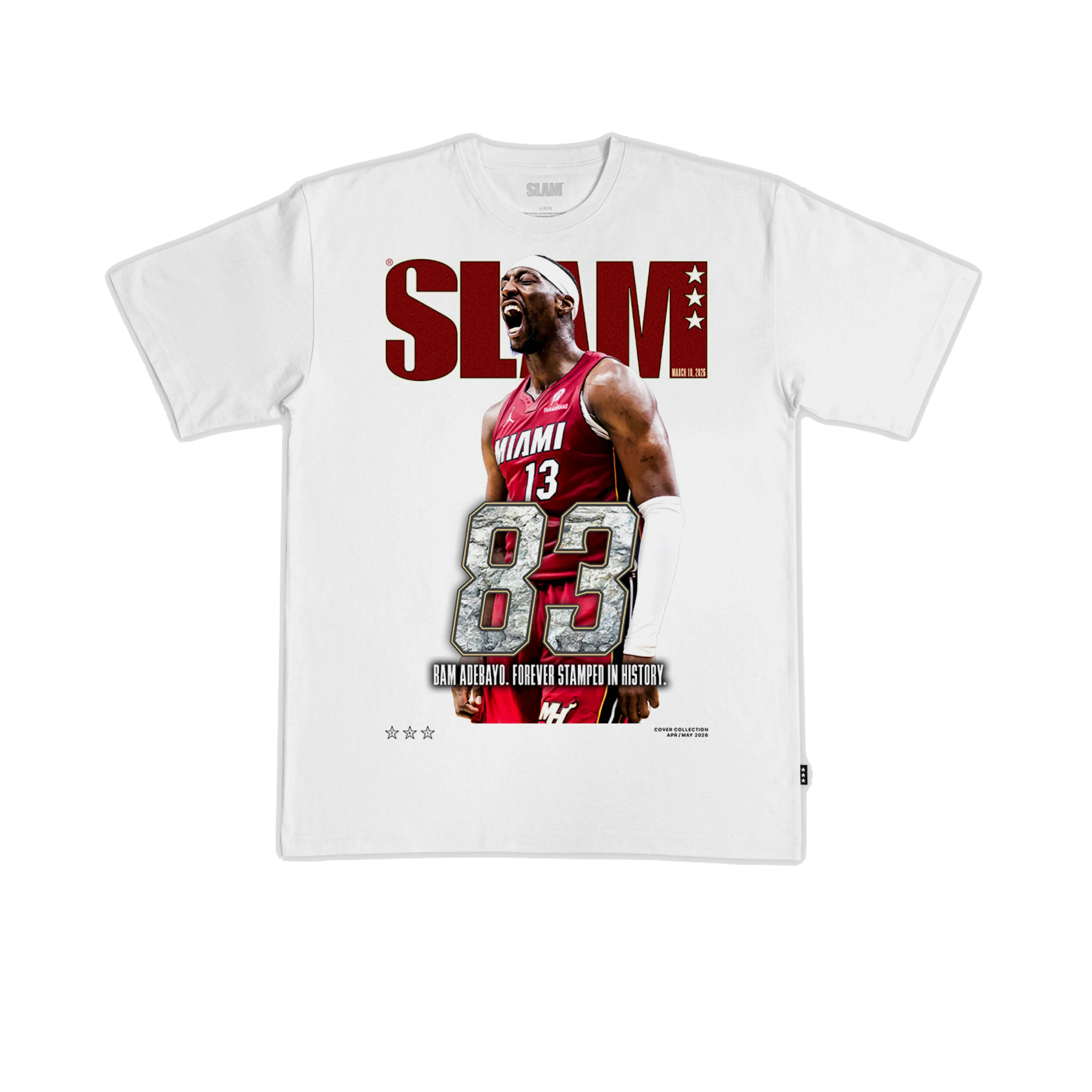 Bam Adebayo SLAM Cover Tee